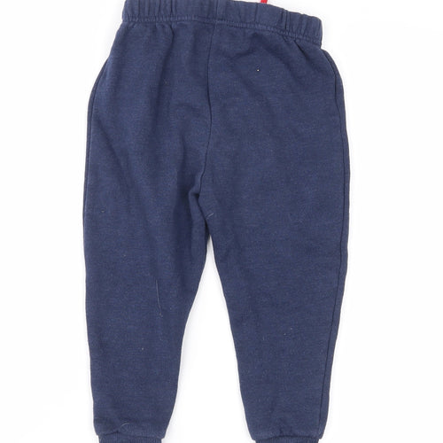 Marvel Comics Boys Blue   Jogger Trousers Size 2-3 Years - Spider Man