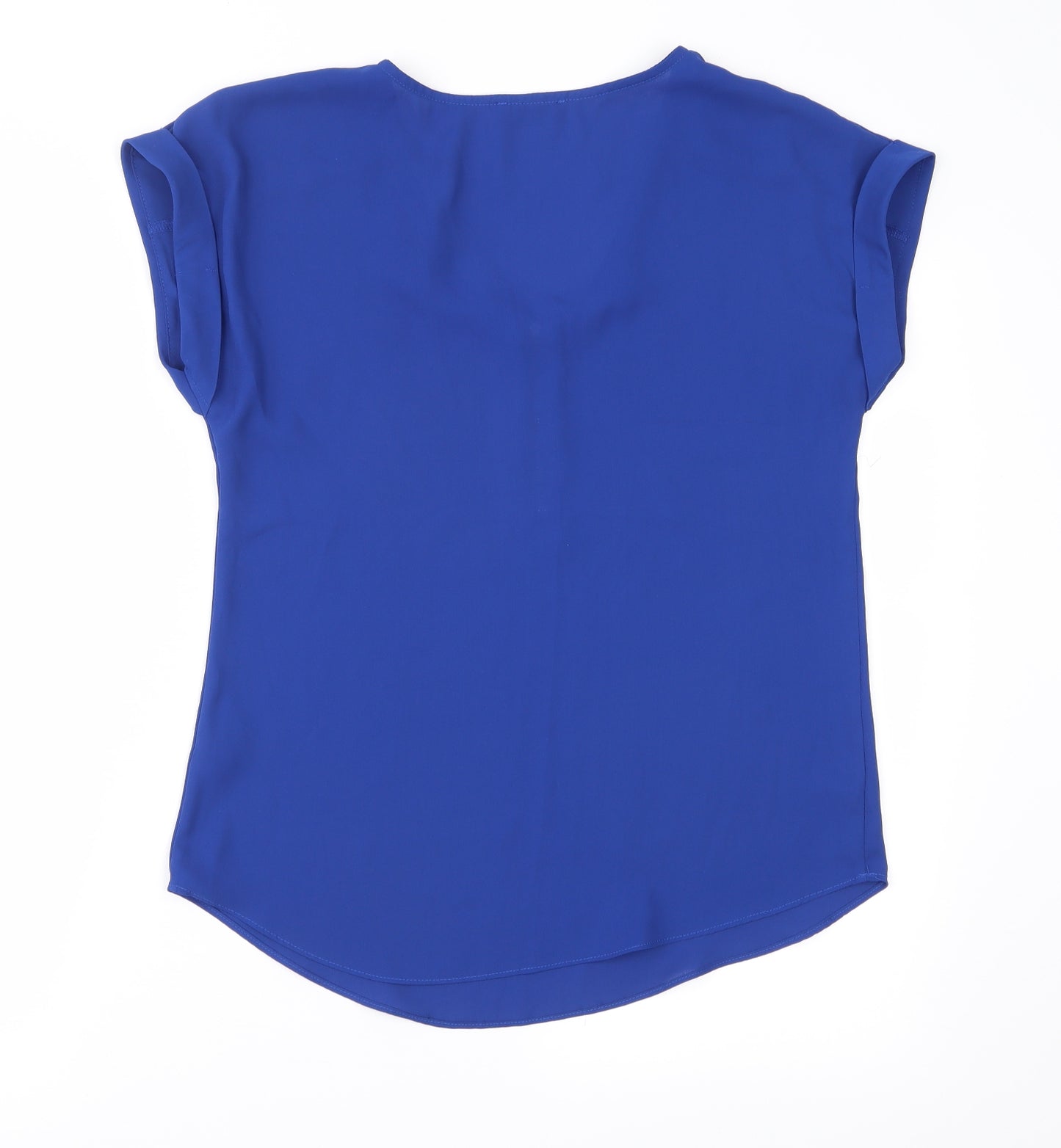 Papaya Womens Blue   Basic Blouse Size 8