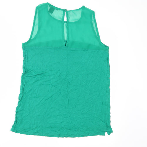 H&M Womens Green   Basic Blouse Size S