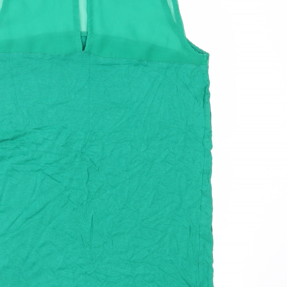H&M Womens Green   Basic Blouse Size S