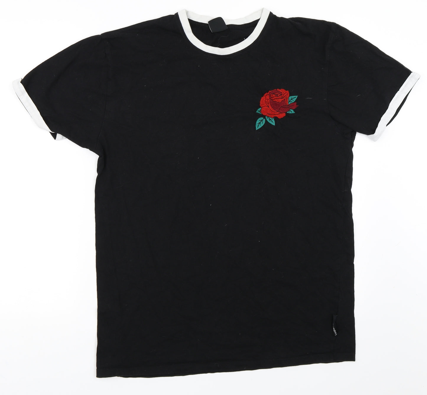Fearless Illustration Mens Black    T-Shirt Size XL