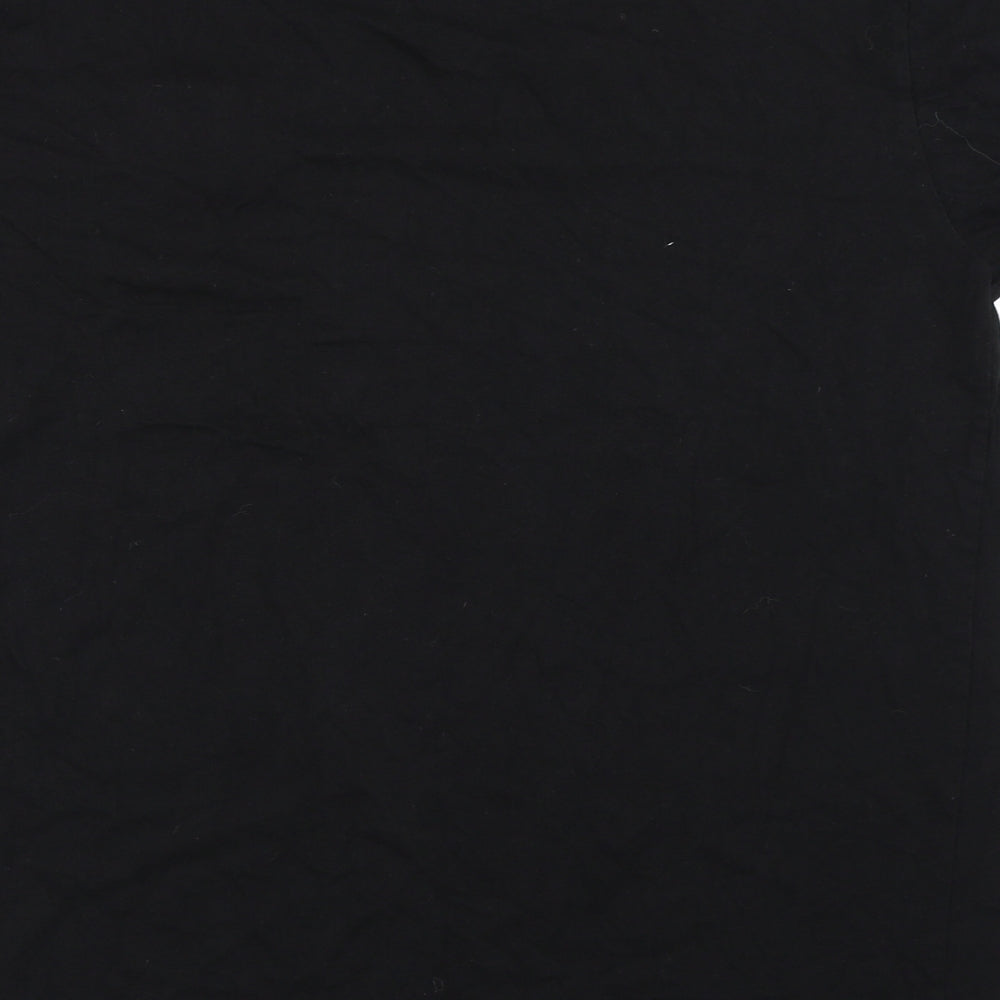 Fearless Illustration Mens Black    T-Shirt Size XL