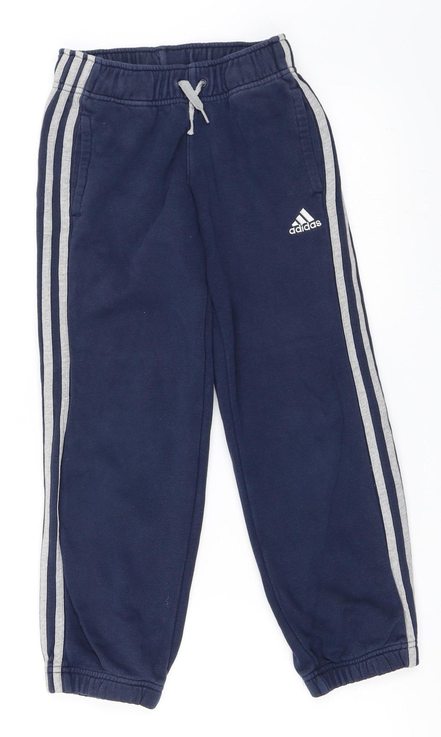 adidas Boys Blue   Jegging Trousers Size 6-7 Years