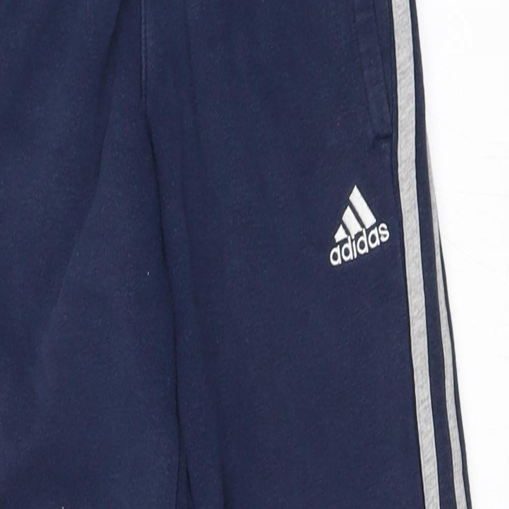 adidas Boys Blue   Jegging Trousers Size 6-7 Years