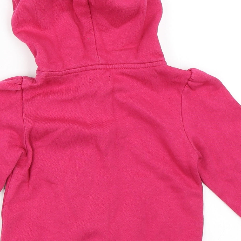 Gap Girls Pink   Full Zip Hoodie Size 3 Years