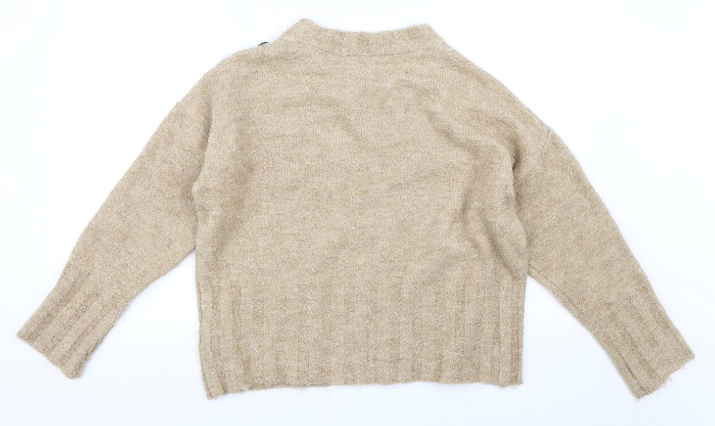 Marks and Spencer Womens Beige   Pullover Jumper Size L