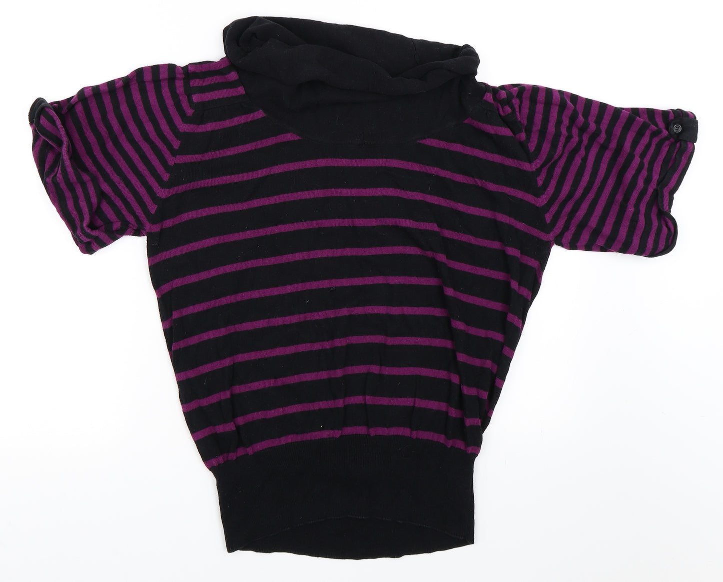 Papaya Womens Purple Striped  Pullover Jumper Size 20