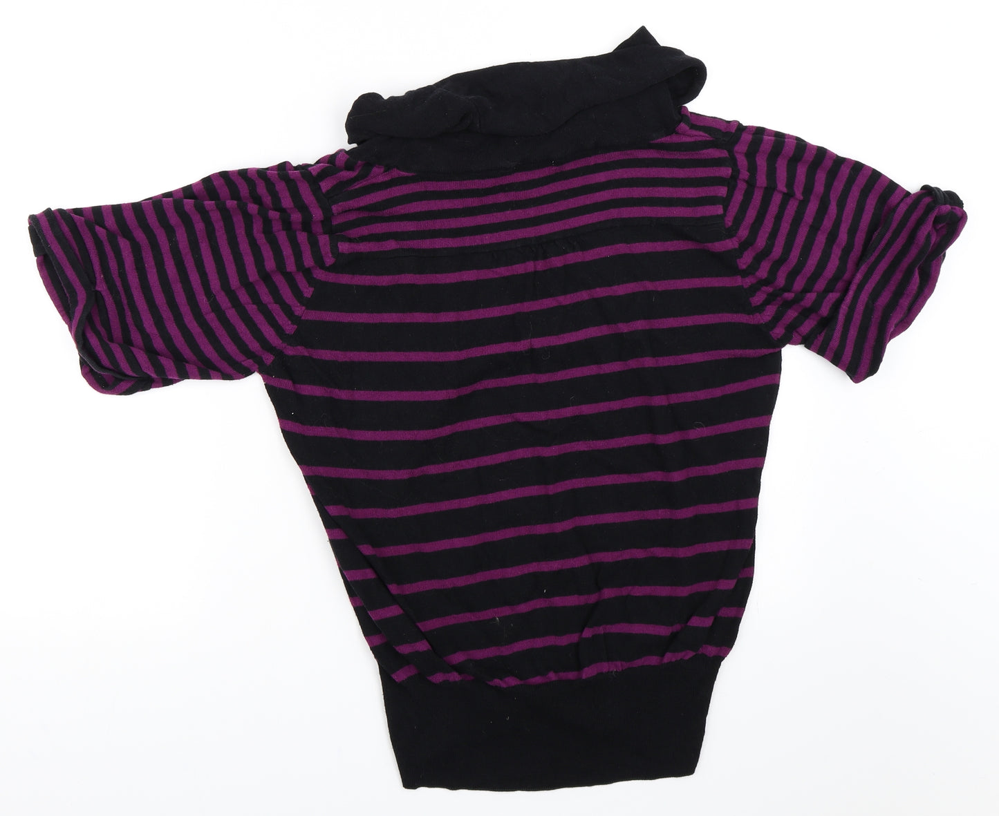 Papaya Womens Purple Striped  Pullover Jumper Size 20