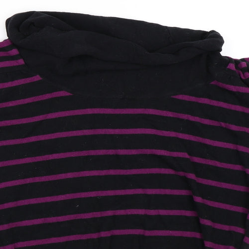 Papaya Womens Purple Striped  Pullover Jumper Size 20