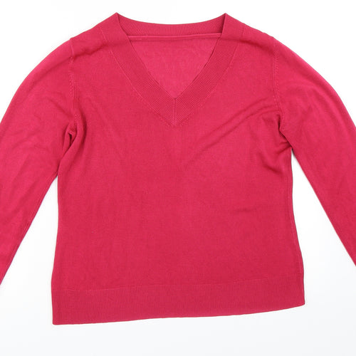 BHS Womens Pink   Pullover Jumper Size 10