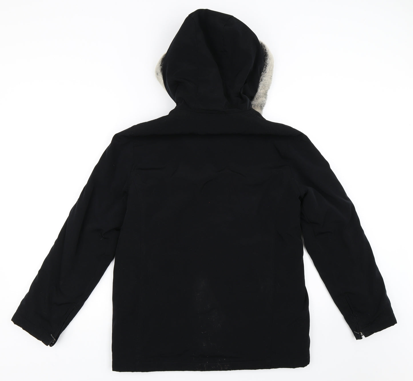 NEXT Womens Black   Overcoat Coat Size 8