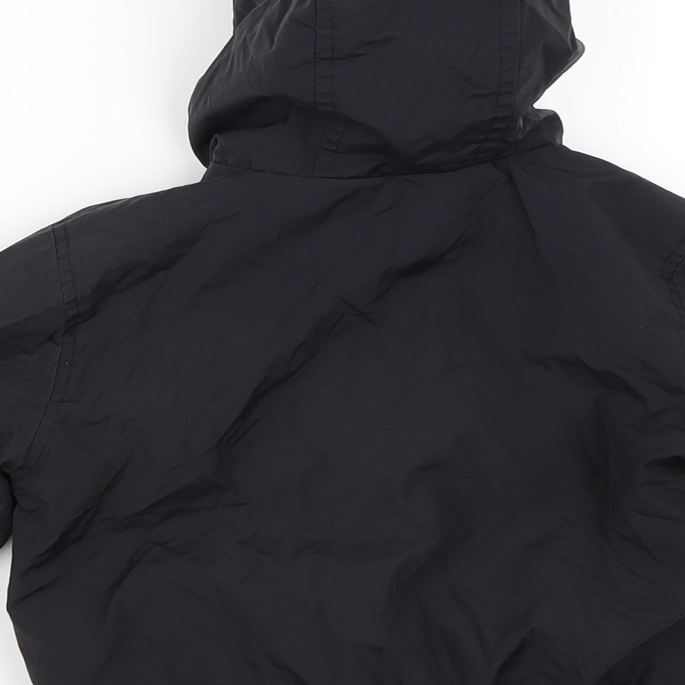 Lyle & Scott Boys Black   Windbreaker Coat Size 3-4 Years