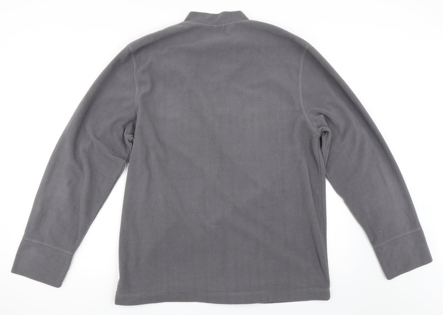 Preworn Mens Grey   Henley Sweatshirt Size L