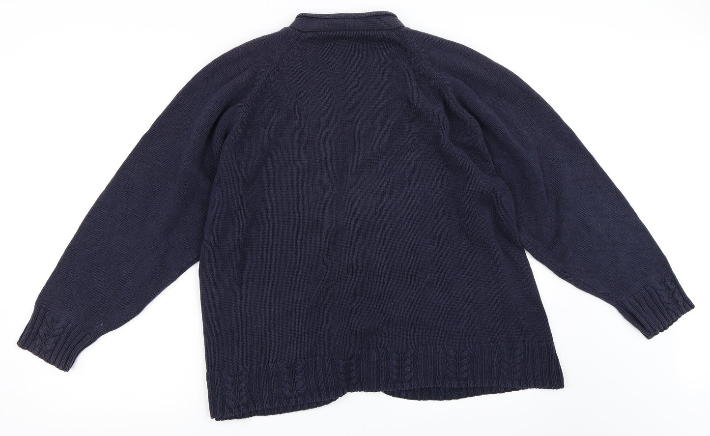 Jigsaw Womens Blue   Cardigan Jumper Size XL