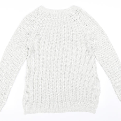 Papaya Womens Grey   Pullover Jumper Size M