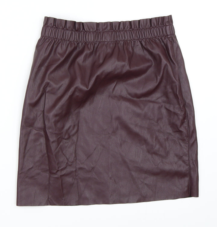 Vera Moda Womens Purple   Mini Skirt Size S