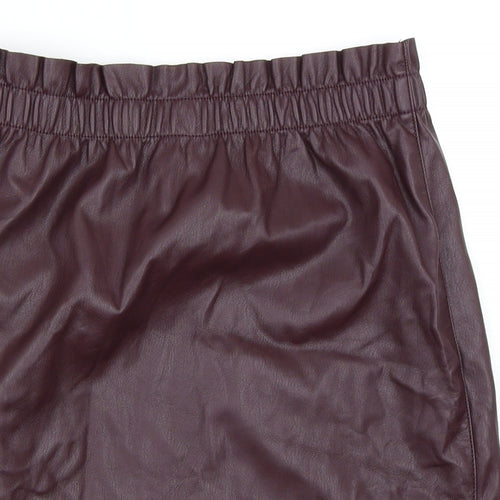 Vera Moda Womens Purple   Mini Skirt Size S