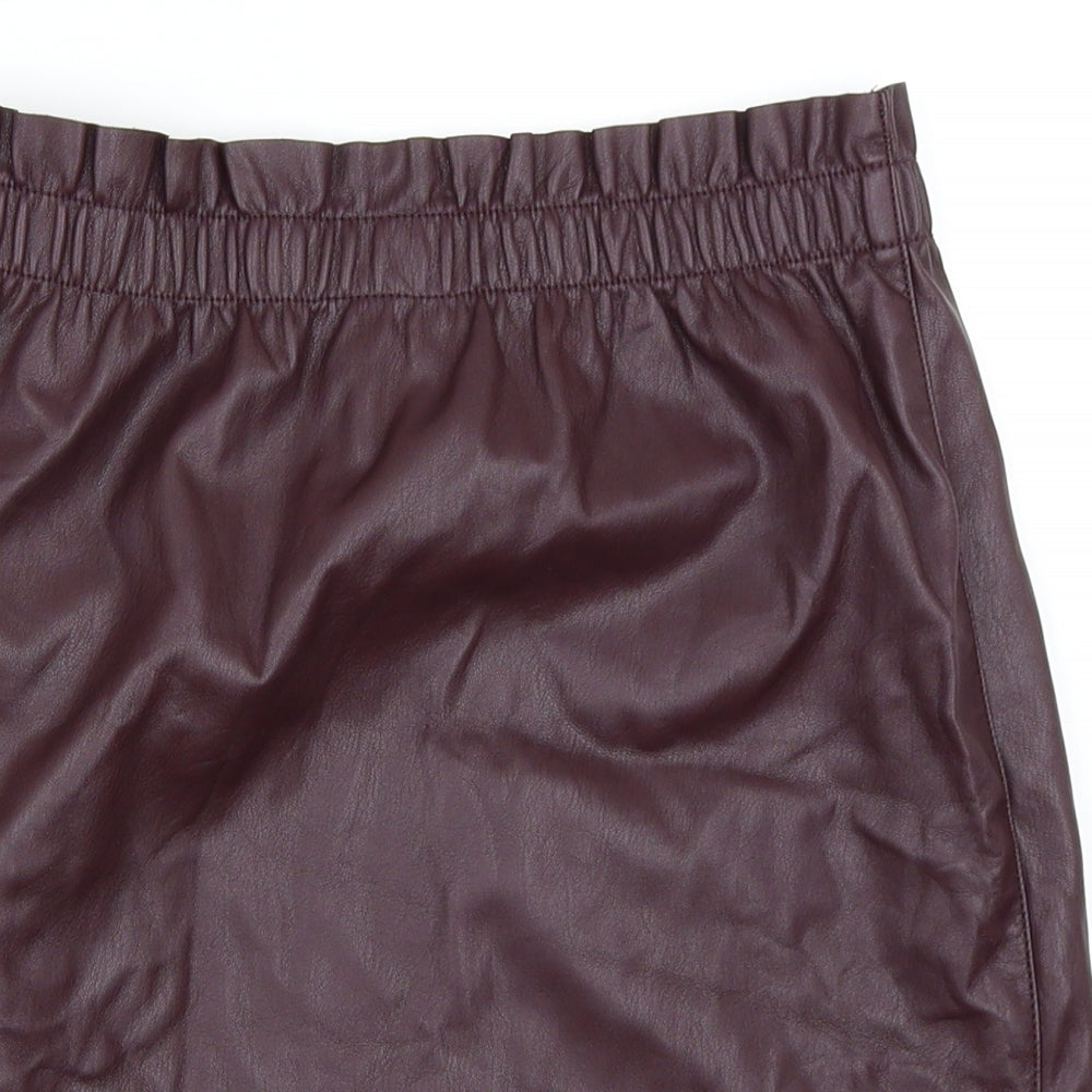 Vera Moda Womens Purple   Mini Skirt Size S