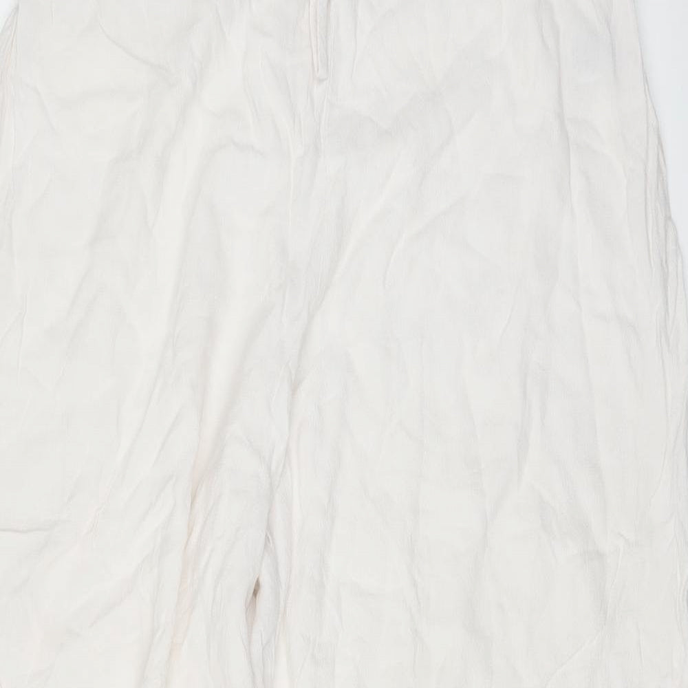 Marks and Spencer Womens White   Trousers  Size 20 L32 in