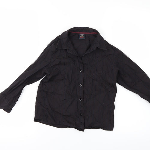 NEXT Boys Brown Striped  Basic Button-Up Size 3-4 Years