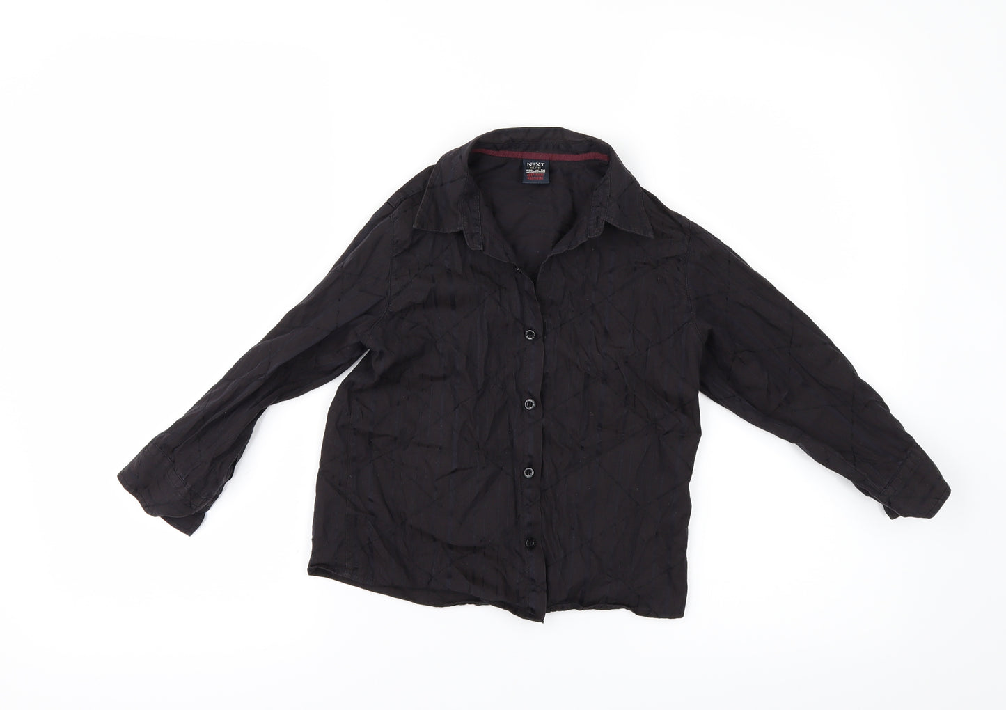 NEXT Boys Brown Striped  Basic Button-Up Size 3-4 Years