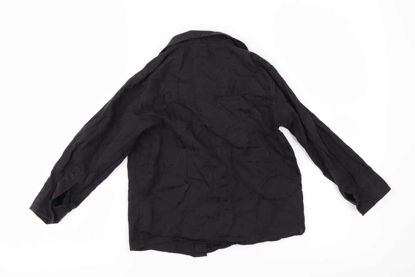 NEXT Boys Brown Striped  Basic Button-Up Size 3-4 Years