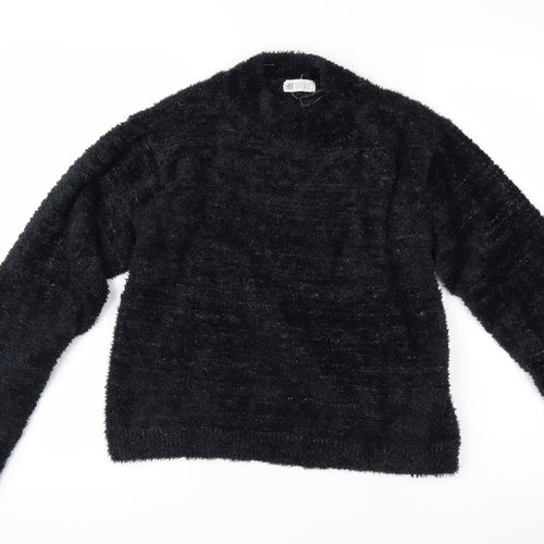H&M Girls Black   Pullover Jumper Size 13-14 Years