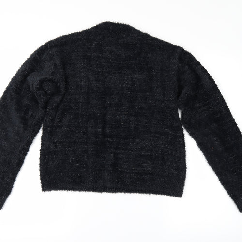 H&M Girls Black   Pullover Jumper Size 13-14 Years