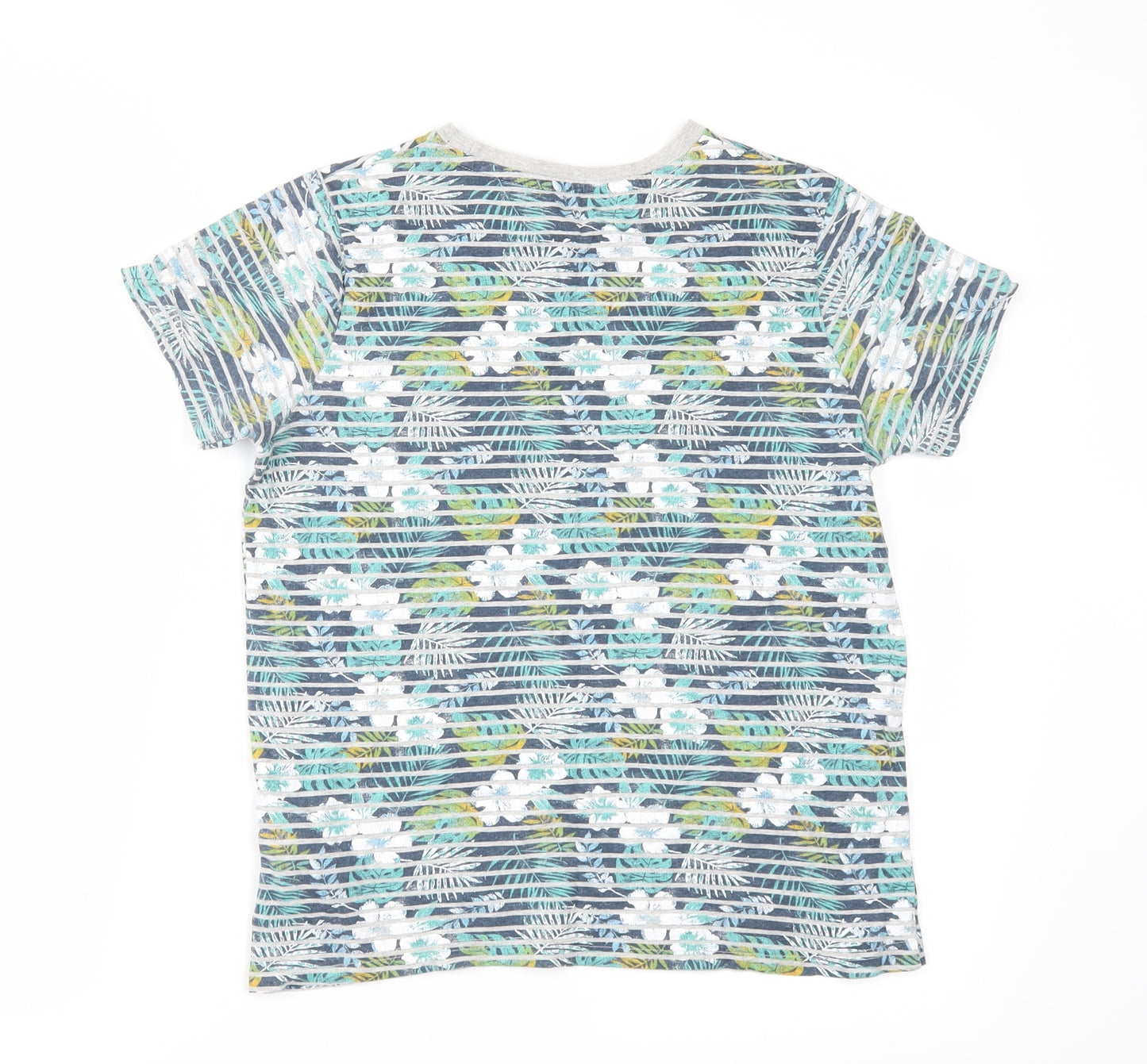 F&F Boys Multicoloured Floral  Basic T-Shirt Size 10-11 Years