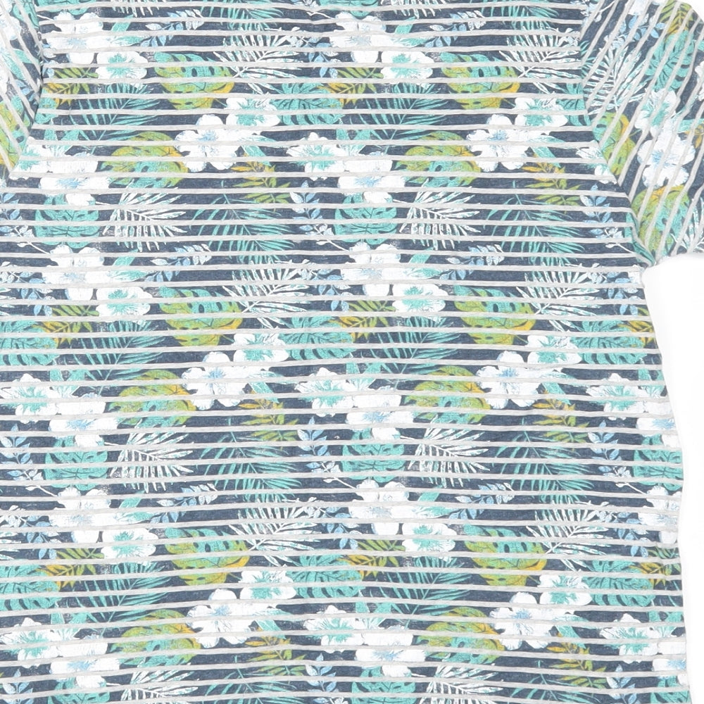 F&F Boys Multicoloured Floral  Basic T-Shirt Size 10-11 Years