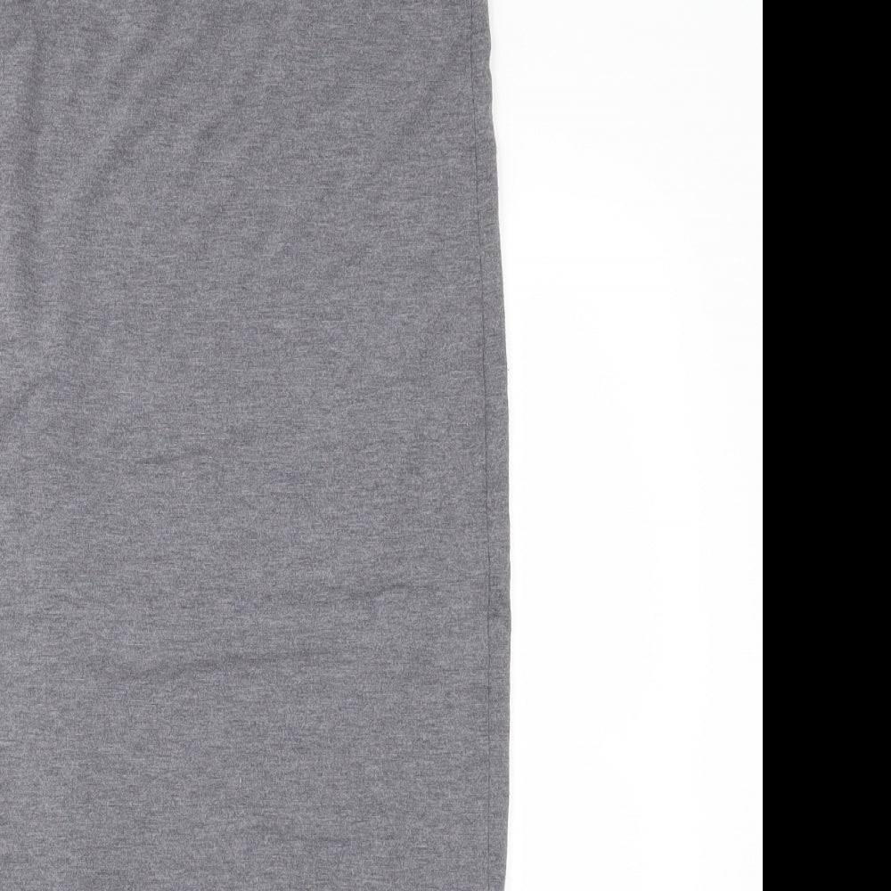 Topshop Womens Grey   Maxi Skirt Size 10