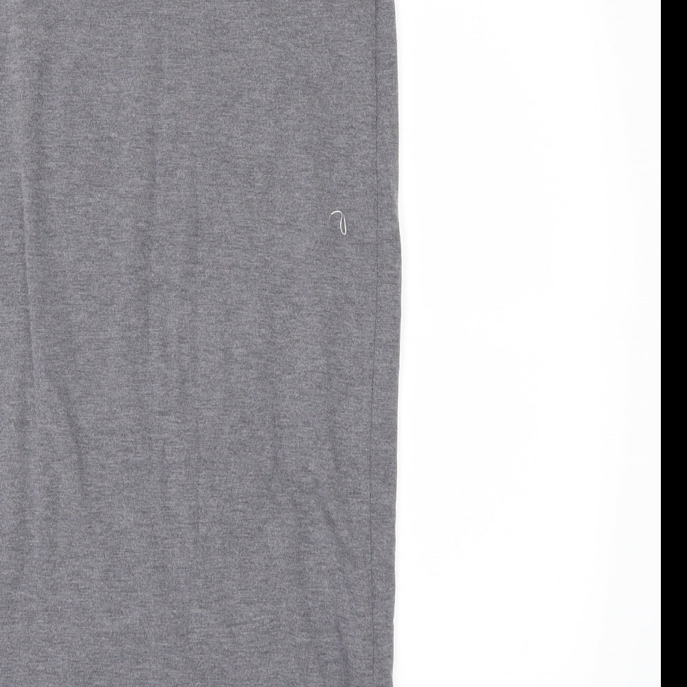 Topshop Womens Grey   Maxi Skirt Size 10
