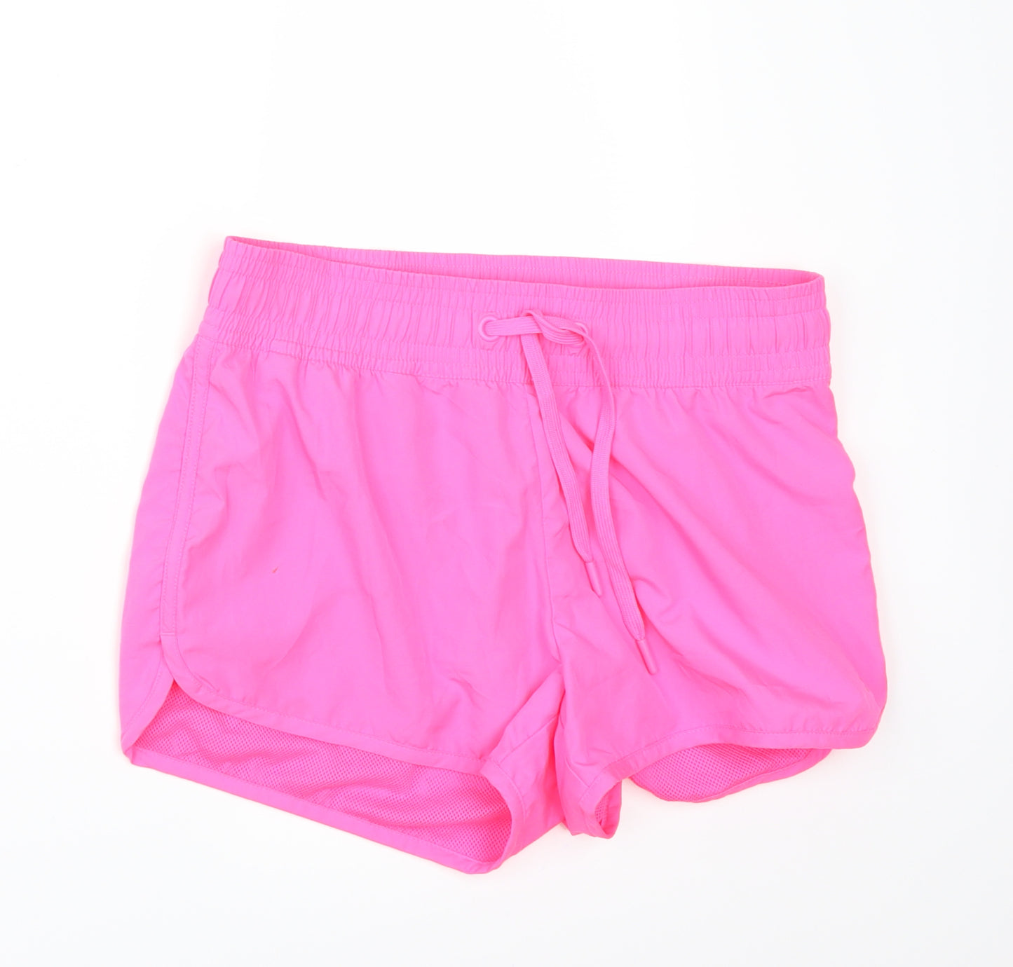 H&M Womens Pink   Paperbag Shorts Size 8