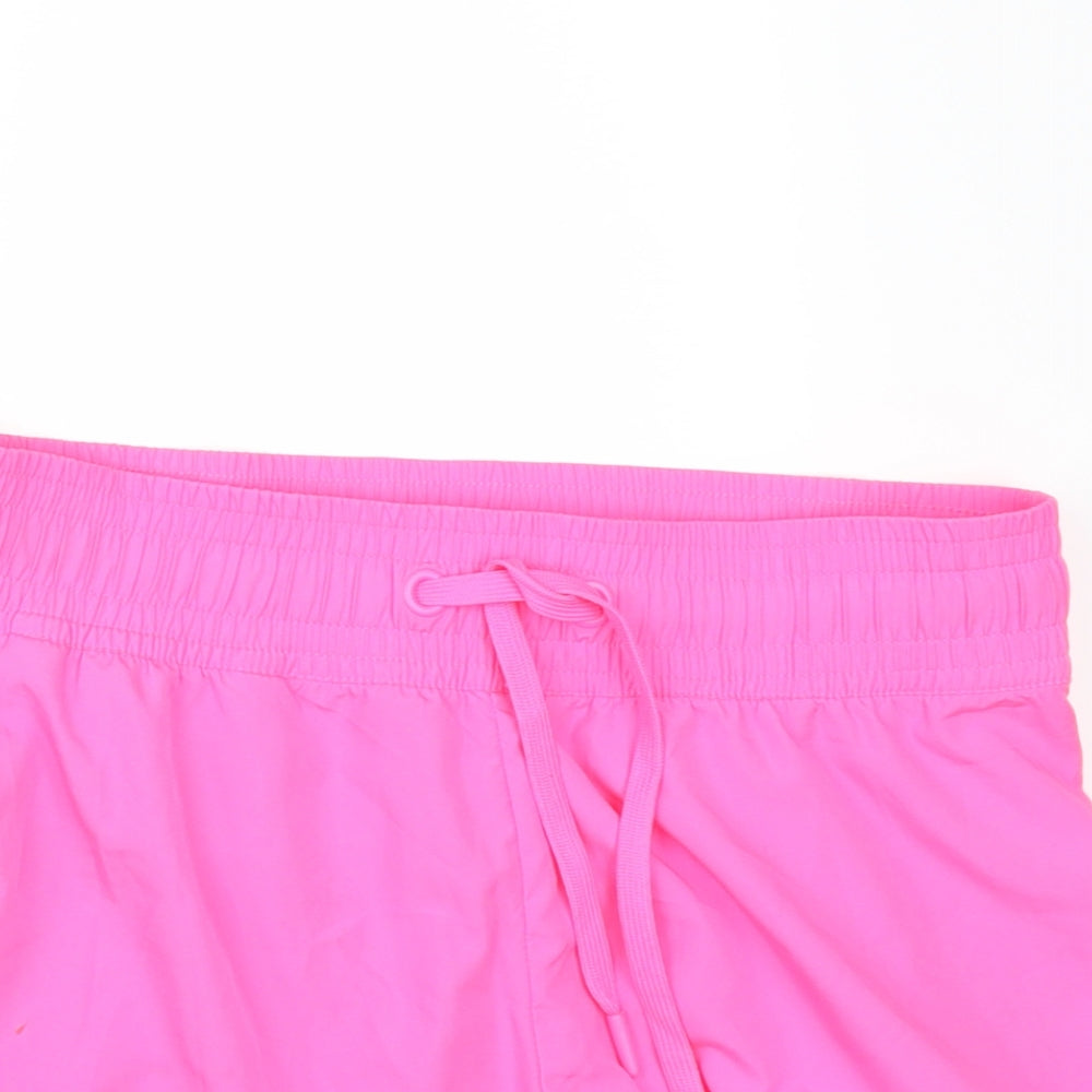H&M Womens Pink   Paperbag Shorts Size 8