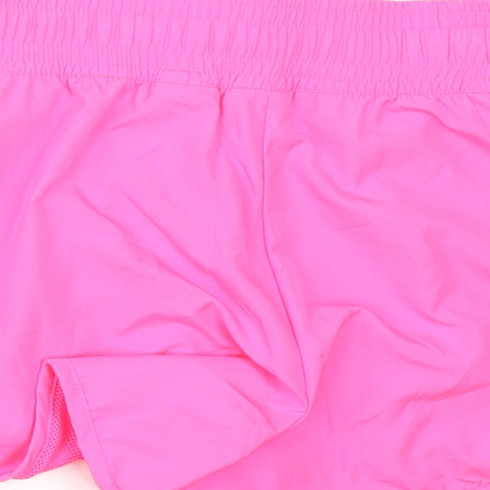 H&M Womens Pink   Paperbag Shorts Size 8