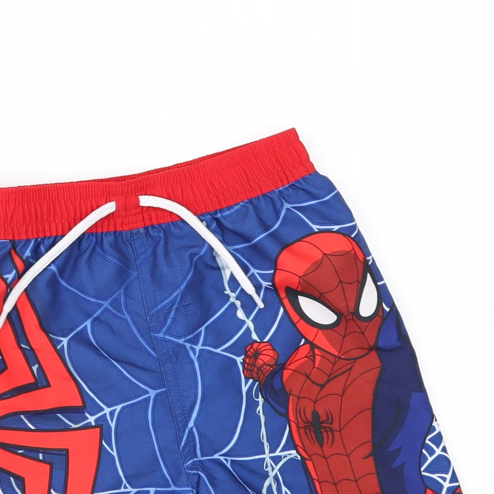 George Boys Blue   Bermuda Shorts Size 3-4 Years - SPIDERMAN SWIM SHORTS