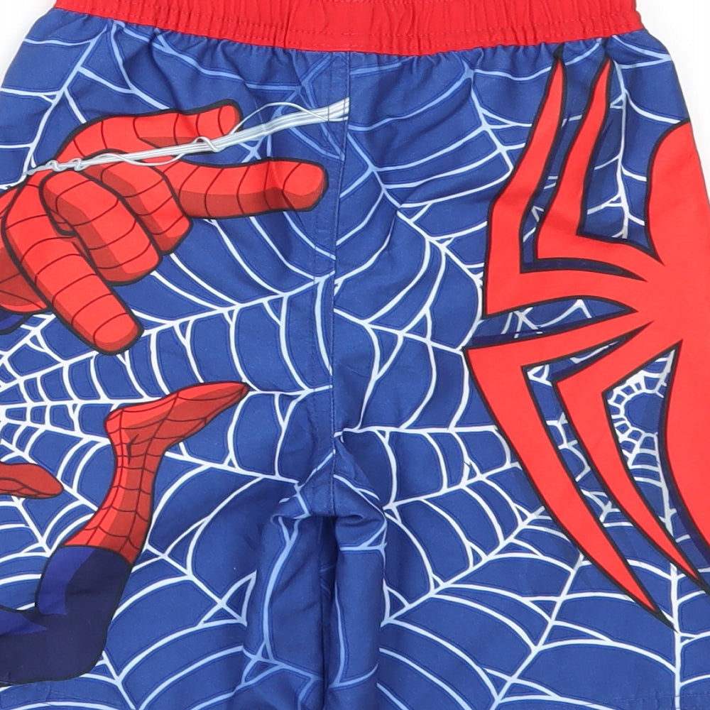 George Boys Blue   Bermuda Shorts Size 3-4 Years - SPIDERMAN SWIM SHORTS