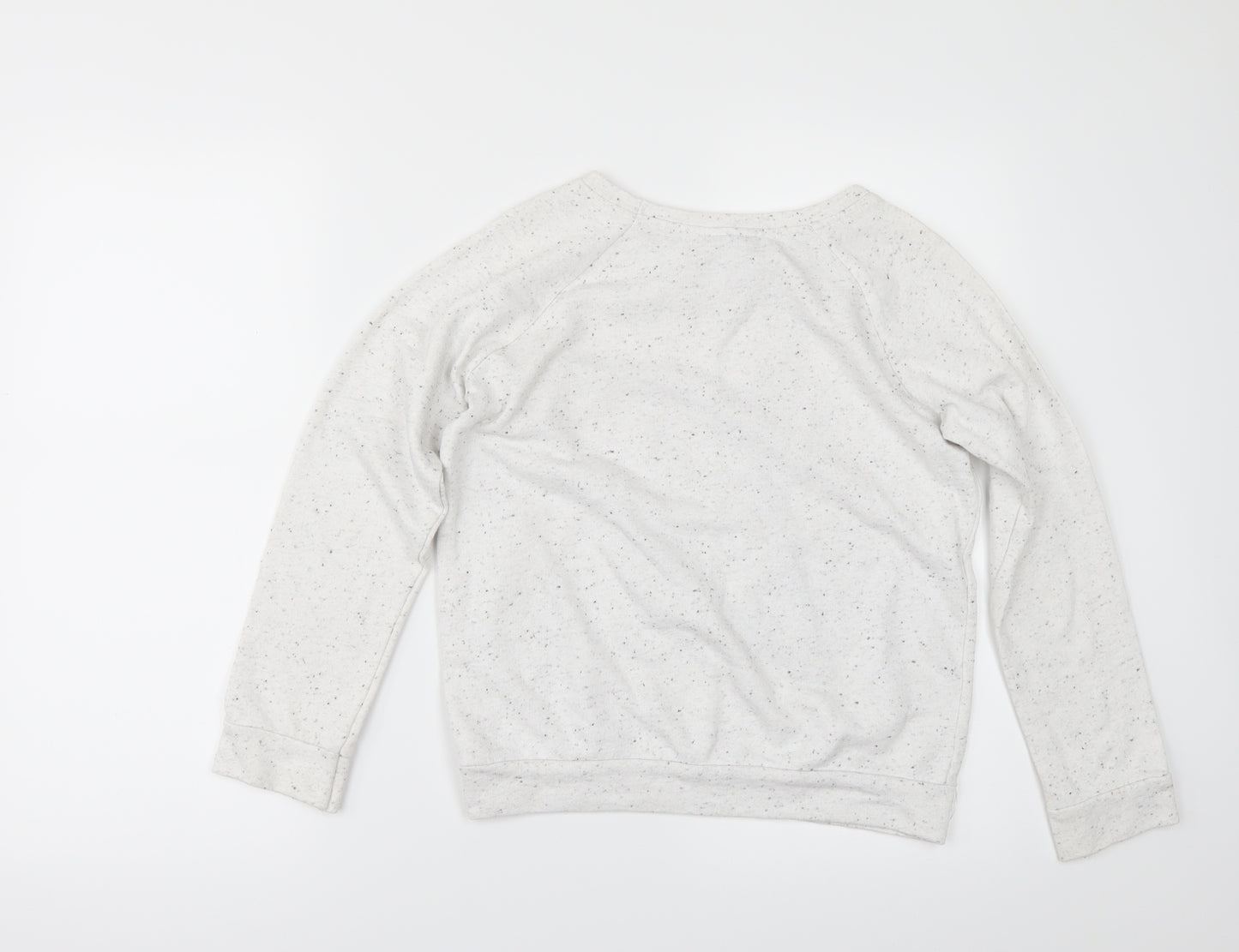 Preworn Girls Grey   Pullover Sweatshirt Size 11-12 Years