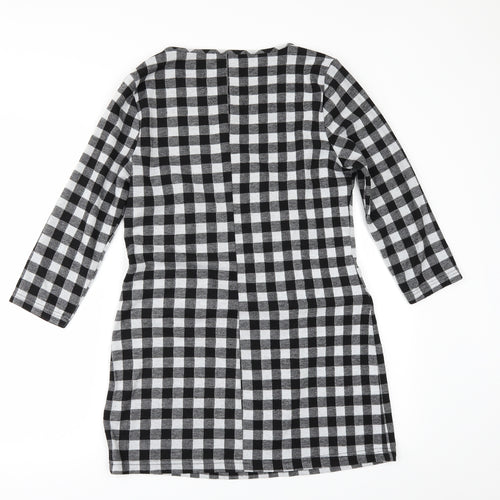 Papaya Womens Grey Check  A-Line  Size 10