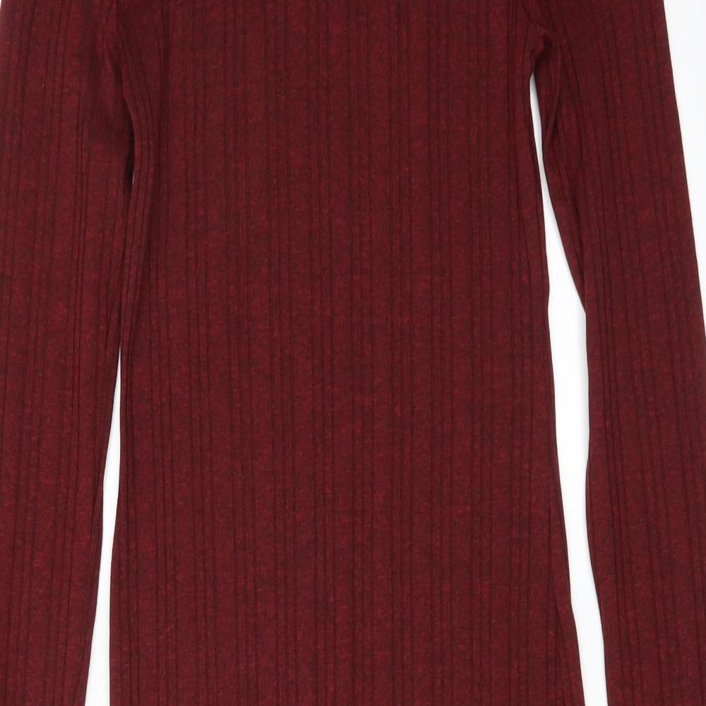 Miss Selfridge Womens Red   Jumper Dress  Size 8