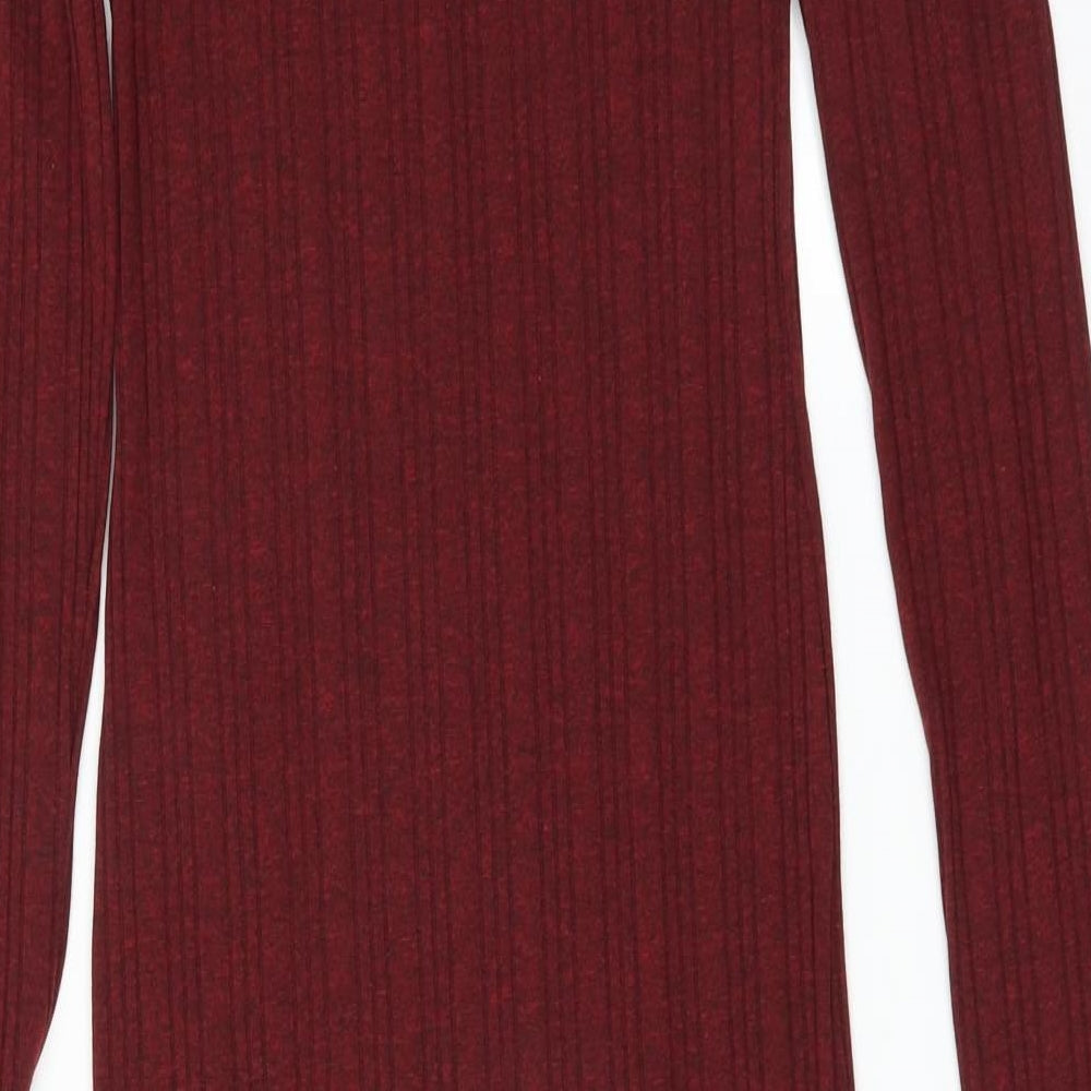 Miss Selfridge Womens Red   Jumper Dress  Size 8