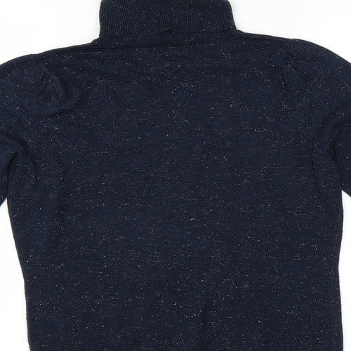 Dorothy Perkins Womens Blue   Pullover Jumper Size 12  - glittery