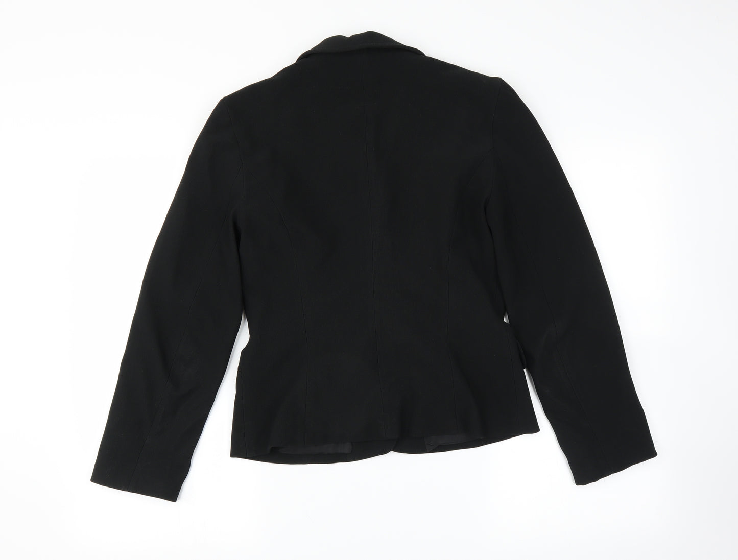 Preworn Womens Black   Jacket Suit Jacket Size 8