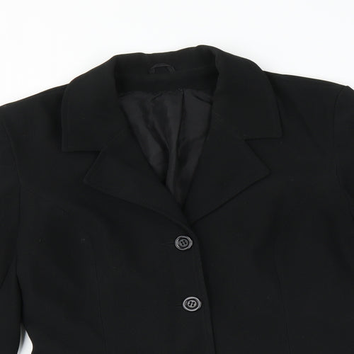 Preworn Womens Black   Jacket Suit Jacket Size 8