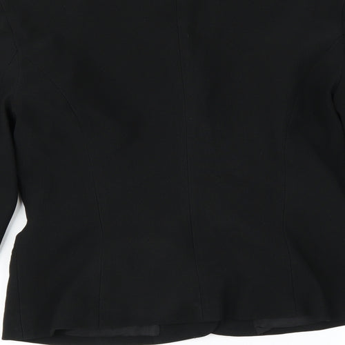 Preworn Womens Black   Jacket Suit Jacket Size 8