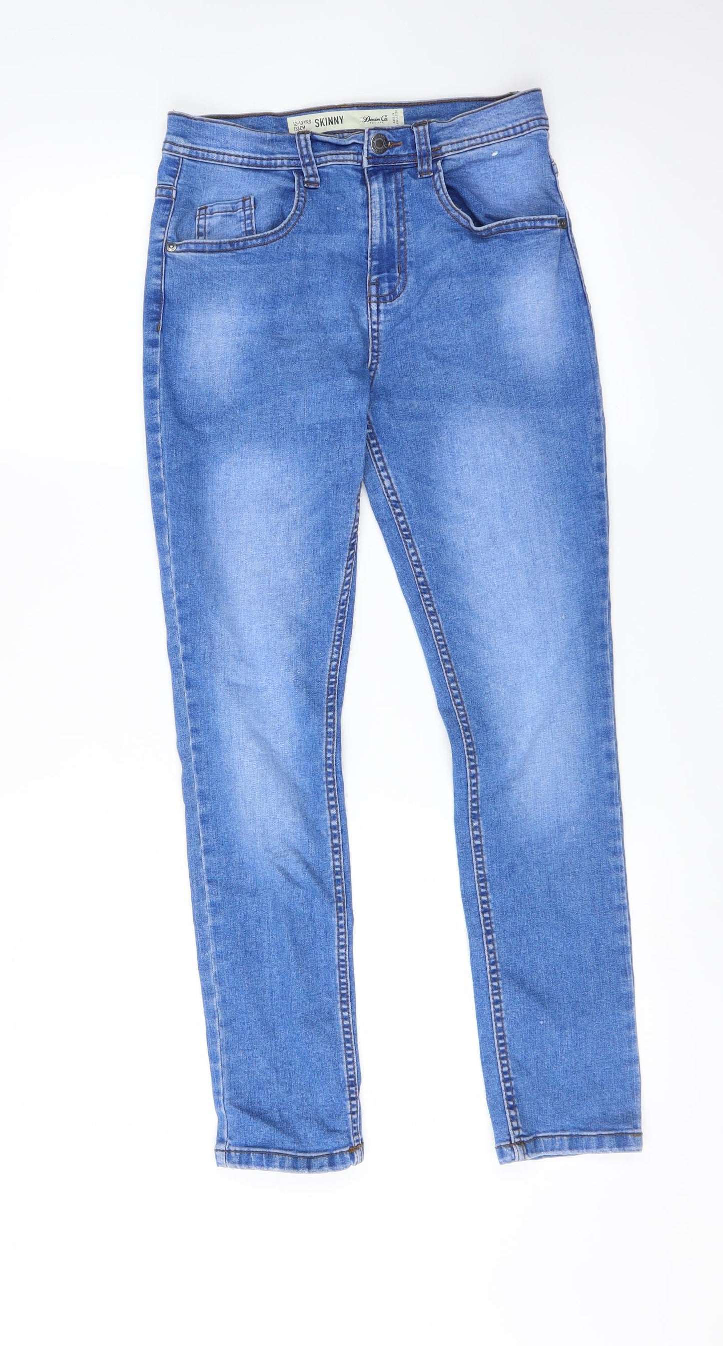 Primark Girls Blue   Skinny Jeans Size 12-13 Years
