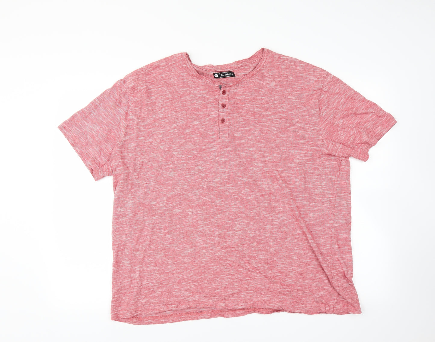 Avenue Mens Red    T-Shirt Size 2XL