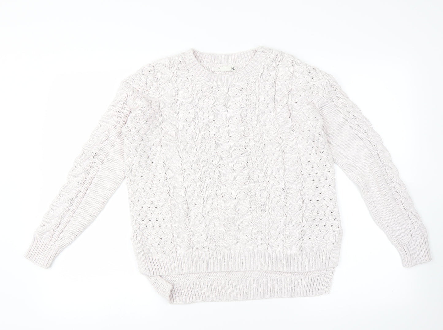 H&M Womens Pink   Pullover Jumper Size S