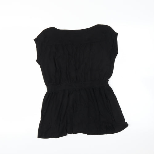 H&M Womens Black   Basic Blouse Size S