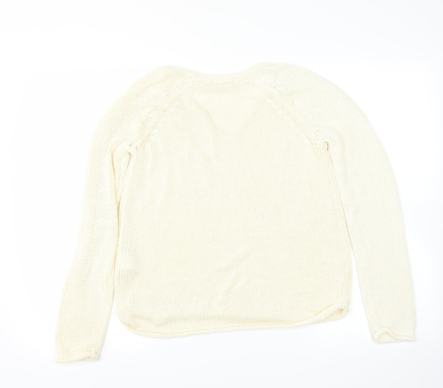 H&M Womens Ivory   Pullover Jumper Size S